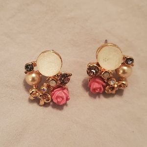 Floral earrings